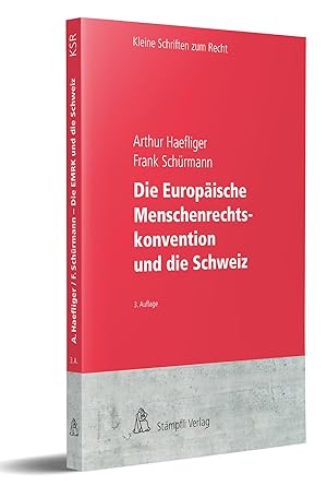 Bild des Verkufers fr Die Europaeische Menschenrechtskonvention und die Schweiz zum Verkauf von moluna