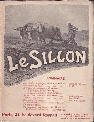 Image du vendeur pour Le Sillon. - 4 Anne (2 Srie) - N 11 - 10 Dcembre 1905. mis en vente par PRISCA