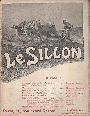 Image du vendeur pour Le Sillon - 5 Anne - N 9 - 10 Mai 1906. mis en vente par PRISCA