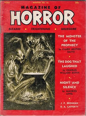 Image du vendeur pour Magazine of Horror #16; The Monster of the Prophecy; The Dog that Laughed; Night and Silence mis en vente par Kenneth Mallory Bookseller ABAA