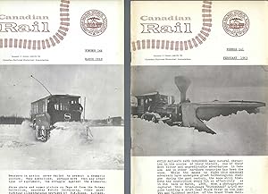 Canadian Rail: Numbers 141, Feb. 142, March. 143, April. 144, May. 145, June. 146, July - August....