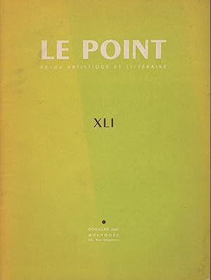 Imagen del vendedor de LE POINT Revue artistique et littraire XLI avril 1952 - P. VALERY [tudes litt] a la venta por PRISCA