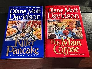 Seller image for Killer Pancake ("Goldy Schulz" Series #5), First Edition, AND The Main Corpse ("Goldy Schulz" Series #6), First Edition, * BUNDLE & SAVE " for sale by Park & Read Books