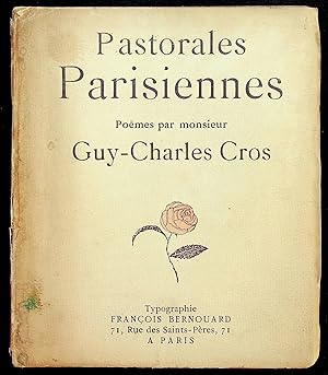 Imagen del vendedor de Pastorales Parisiennes a la venta por LibrairieLaLettre2