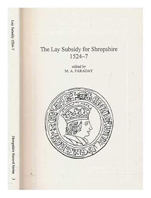 Bild des Verkufers fr Lay Subsidy for Shropshire 1524-7 Pb zum Verkauf von WeBuyBooks