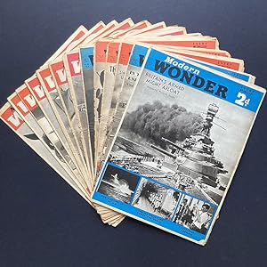 Seller image for Modern Wonder   14 issues from Volume 5 and Volume 6, Featuring Flash Gordon for sale by Print Matters