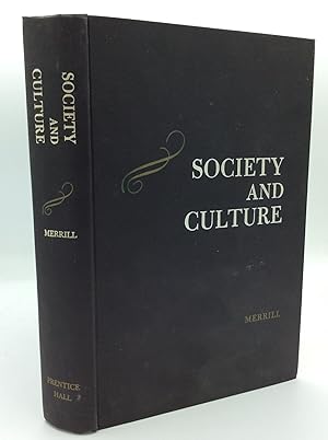 Seller image for SOCIETY AND CULTURE: An Introduction to Sociology for sale by Kubik Fine Books Ltd., ABAA