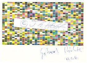 Imagen del vendedor de GERHARD RICHTER (1932) deutscher Maler, Bildhauer und Fotograf, Professor fr Malerei a la venta por Herbst-Auktionen