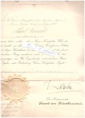 Bild des Verkufers fr WILHELM II. (1848-1921) KNIG von WRTTEMBERG zum Verkauf von Herbst-Auktionen