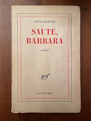 Imagen del vendedor de Saute, Barbara - roman a la venta por Librairie des Possibles