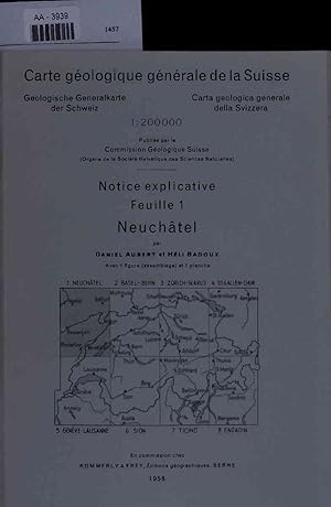 Seller image for Notice explicative. Feuille 1. Neuchatel. AA-3939 for sale by Antiquariat Bookfarm