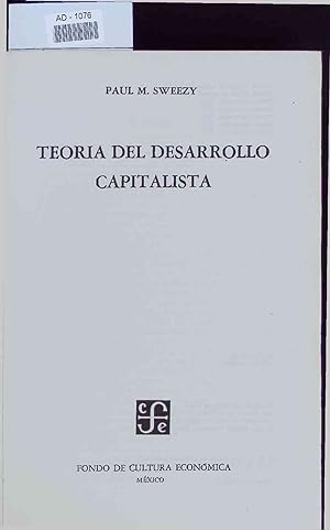 Bild des Verkufers fr Teoria del desarrollo capitalista. zum Verkauf von Antiquariat Bookfarm