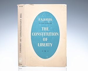 Seller image for The Constitution of Liberty. for sale by Raptis Rare Books