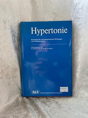 Bild des Verkufers fr Hypertonie. Synergistische und antagonistische Wirkungen von Antihypertensiva. zum Verkauf von Antiquariat Jochen Mohr -Books and Mohr-