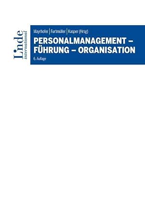 Bild des Verkufers fr Personalmanagement - Fhrung - Organisation zum Verkauf von moluna