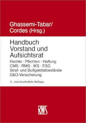 Seller image for Handbuch Vorstand und Aufsichtsrat for sale by BuchWeltWeit Ludwig Meier e.K.