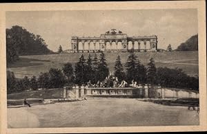 Ansichtskarte / Postkarte Wien 13 Hietzing Österreich, Schloss Schönbrunn, Neptungruppe, Gloriette