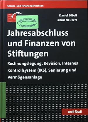 Jahresabschluss und Finanzen von Stiftungen. Rechnungslegung, Revision, Internes Kontrollsystem (...