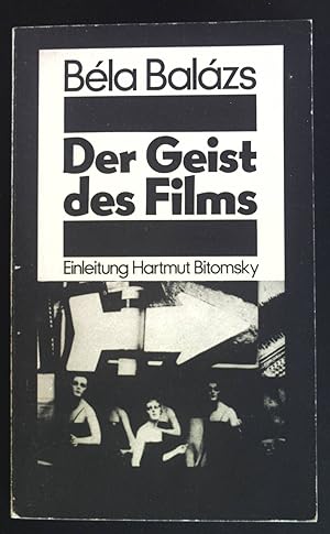 Immagine del venditore per Der Geist des Films. venduto da books4less (Versandantiquariat Petra Gros GmbH & Co. KG)