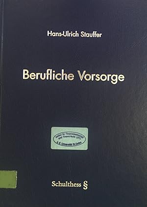 Bild des Verkufers fr Berufliche Vorsorge. zum Verkauf von books4less (Versandantiquariat Petra Gros GmbH & Co. KG)