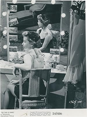 Imagen del vendedor de So This is Paris (Original photograph of Gloria DeHaven from the 1954 film) a la venta por Royal Books, Inc., ABAA