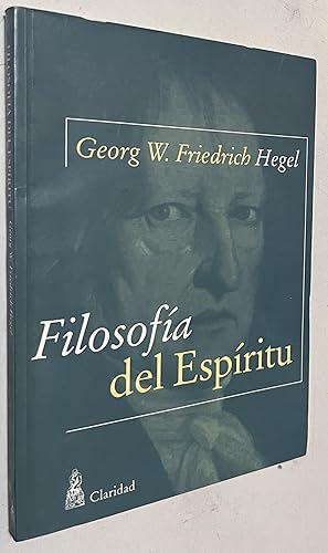 Seller image for Filosofia del espiritu (Spanish Edition) Paperback for sale by Once Upon A Time