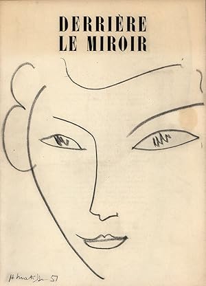 Bild des Verkufers fr Derriere le miroir. No. 46. Matisse. zum Verkauf von Antiquariat Lenzen