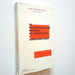 Immagine del venditore per La responsabilidad decenal de arquitectos y constructores venduto da MAUTALOS LIBRERA