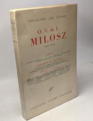 Immagine del venditore per O.V. de L. Milosz (1877-1939) collection les lettres venduto da crealivres