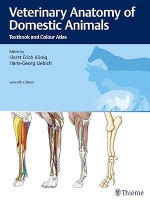 Bild des Verkufers fr Veterinary Anatomy of Domestic Animals: Textbook and Colour Atlas : Textbook and Colour Atlas zum Verkauf von AHA-BUCH