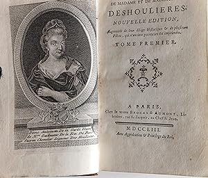 Image du vendeur pour Oeuvres de madame et de mademoiselle Deshoulieres. Nouvelle edition . Tomo premier mis en vente par aramaiobrothers