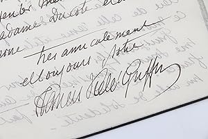 Lettre autographe datée et signée adressée à Edouard Ducoté à propos du sauvetage de la revue Ant...