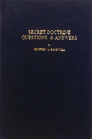 Bild des Verkufers fr Secret Doctrine Questions & Answers zum Verkauf von Mecosta Book Gallery / Wizards Bookshelf