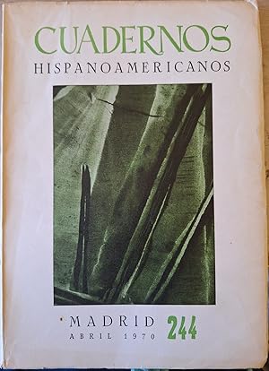 CUADERNOS HISPANOAMERICANOS Nº 244. ABRIL 1970.