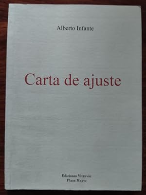 Seller image for Carta de ajuste for sale by Librera Ofisierra