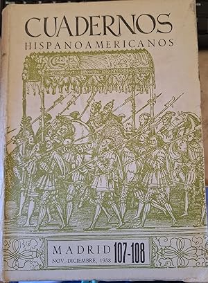 CUADERNOS HISPANOAMERICANOS Nº 107 - 108. NOV. DICIEMBRE 1958.