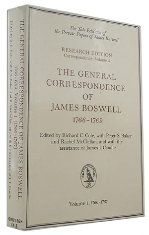 THE GENERAL CORRESPONDENCE OF JAMES BOSWELL 1766-1769. Vol. 2: 1768-1769