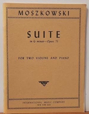 Suite in G minor - Opus 71 for two Violins and Piano