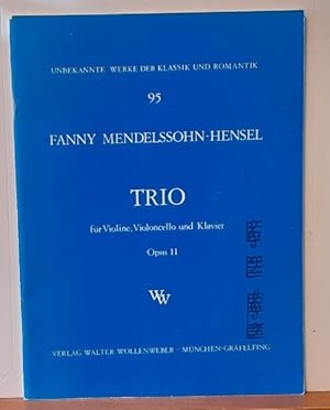 Bild des Verkufers fr Trio fr Violine, Violoncello und Klavier Opus 11 zum Verkauf von ANTIQUARIAT H. EPPLER