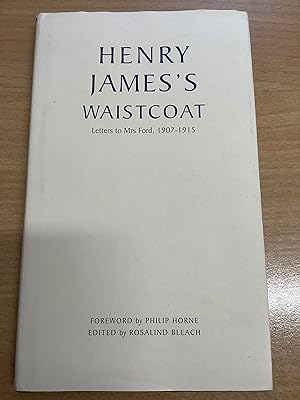 Imagen del vendedor de Henry James's Waistcoat a la venta por Chapter Two (Chesham)