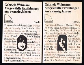 Bild des Verkufers fr Ausgewhlte Erzhlungen aus zwanzig Jahren: Band I (1956--1963) / Band II (1964--1977). - zum Verkauf von Libresso Antiquariat, Jens Hagedorn