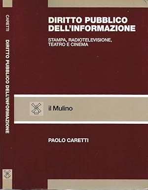 Seller image for Diritto pubblico dell'informazione Stampa, radiotelevisione, teatro e cinema for sale by Biblioteca di Babele