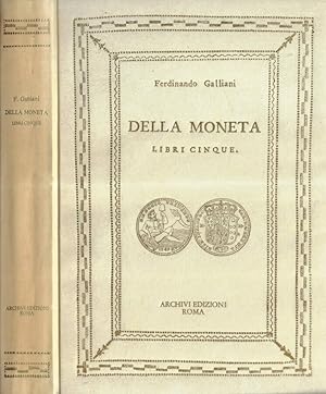 Bild des Verkufers fr Della moneta libri cinque zum Verkauf von Biblioteca di Babele