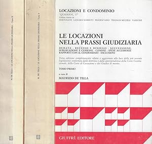 Seller image for Le locazioni nella prassi giudiziaria Vol. I, II for sale by Biblioteca di Babele