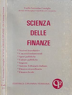 Bild des Verkufers fr Scienza delle Finanze zum Verkauf von Biblioteca di Babele