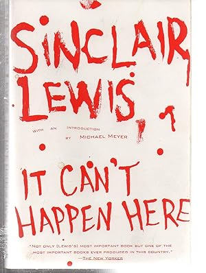 Imagen del vendedor de It Can't Happen Here a la venta por EdmondDantes Bookseller