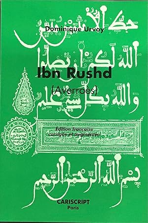 Imagen del vendedor de Ibn Rushd a la venta por Le Bouquin Garni