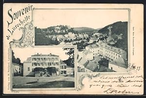 Ansichtskarte Larochette, Panorama, Grand Hotel Post