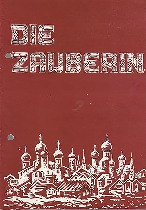 Bild des Verkufers fr Programmheft Peter I. Tschaikowski DIE ZAUBERIN Premiere 26. Oktober 1968 Spielzeit 1968 / 69 Heft Nr. 6 zum Verkauf von Programmhefte24 Schauspiel und Musiktheater der letzten 150 Jahre