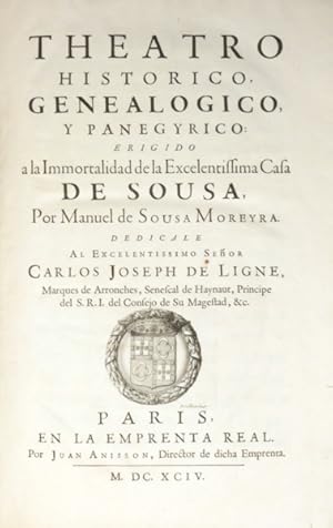 THEATRO HISTORICO, GENEALOGICO, Y PANEGYRICO